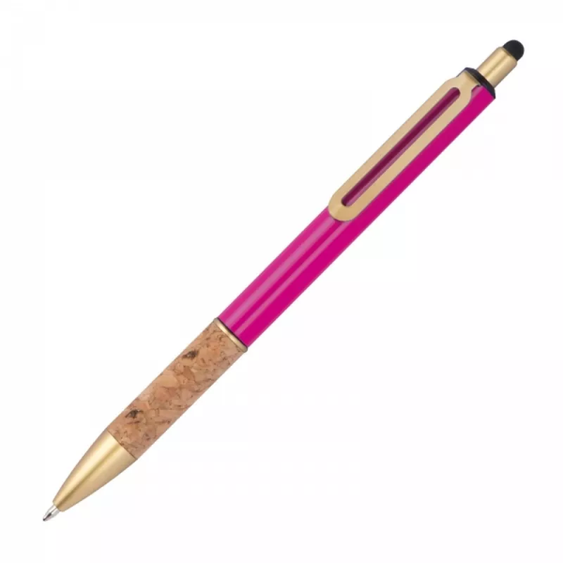 Długopis metalowy touch pen MARIAN - różowy (1369011)