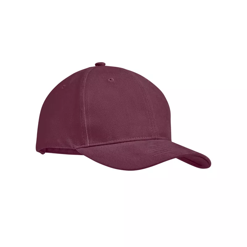 Czapka z daszkiem 6-panelowa 270 g/m² TEKAPO - Burgund (MO9643-02)