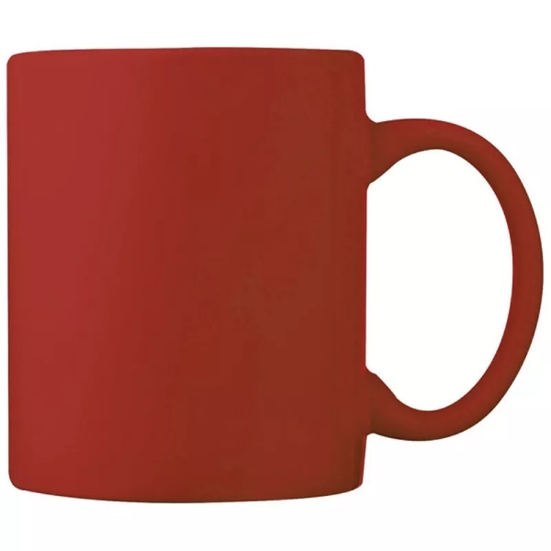 Kubek ceramiczny LISSABON 300 ml - czerwony (009505)