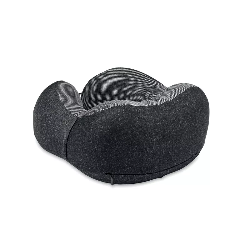 Poduszka podróżna z workiem RPET BANTAL - Kamienny Szary (MO6709-15)