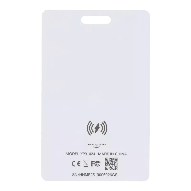 Xoopar ICE-Card Ultra-cienka karta śledząca z możliwością ładowania - biały (LT41801-N0001)