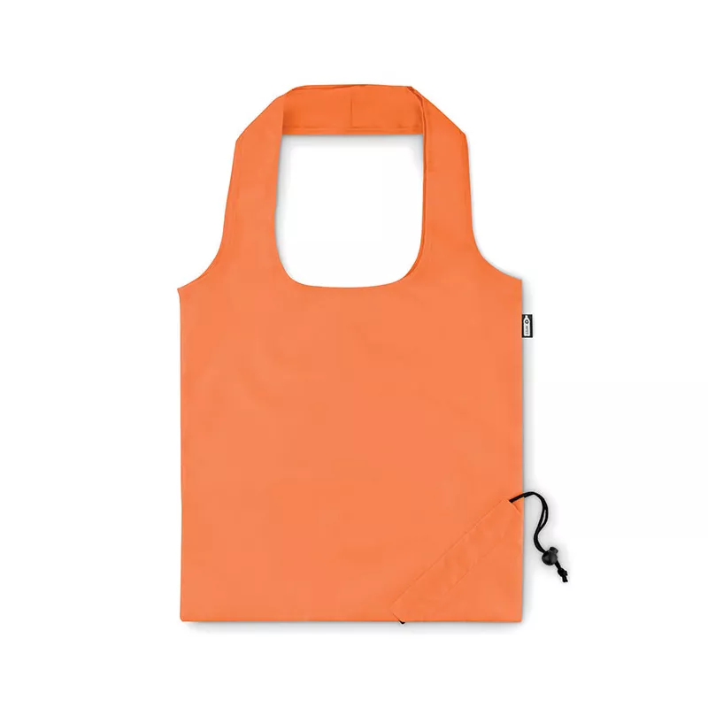 Torba składana z RPET 190T w etui FOLDPET - Pomaranczowy (MO9861-10)
