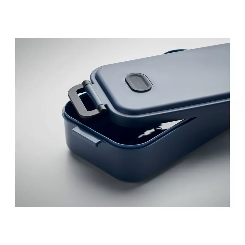 Lunchbox z PP z zaworem i klamrami 800 ml INDUS - Francuski Granat (MO6855-85)