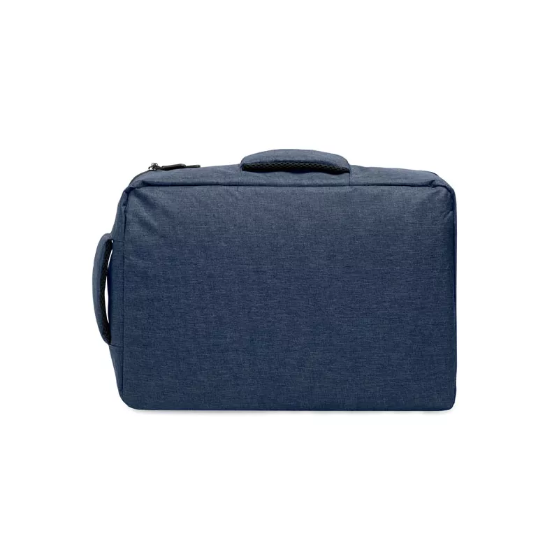 Plecak na laptop 15" z RPET LAUGAR - Francuski Granat (MO2305-85)