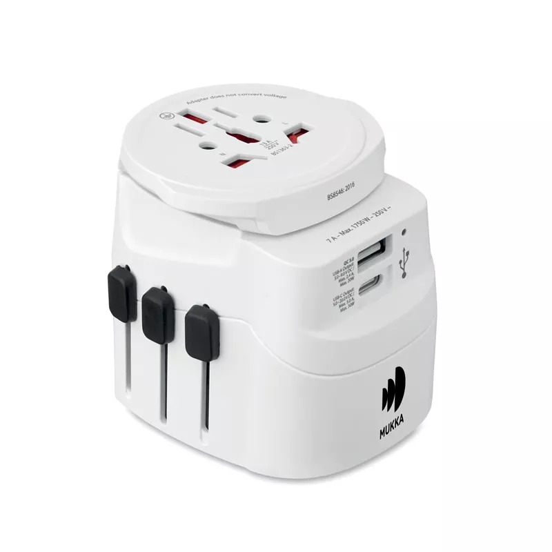 Adapter podróżny USB 30W Skross PRO LIGHT USB AC30 PD - Bialy (MO2981-06)