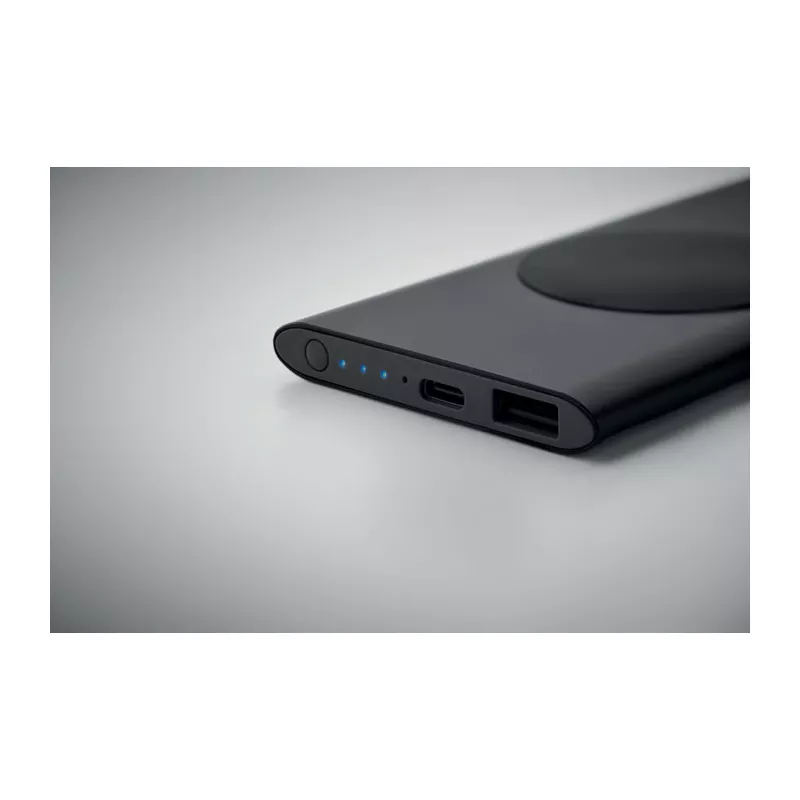 Powerbank indukcyjny 15W 5000 mAh POWERPLUS - Czarny (MO2375-03)