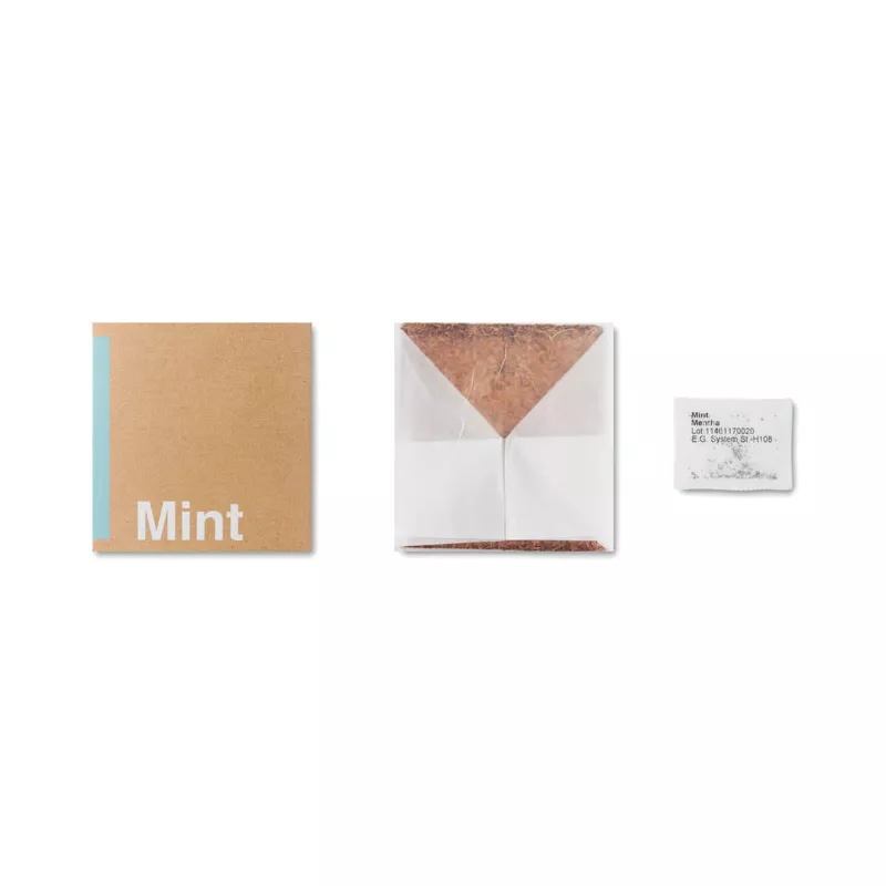 Zestaw do uprawy mięty w torebce MINT - Bezowy (MO9546-13)