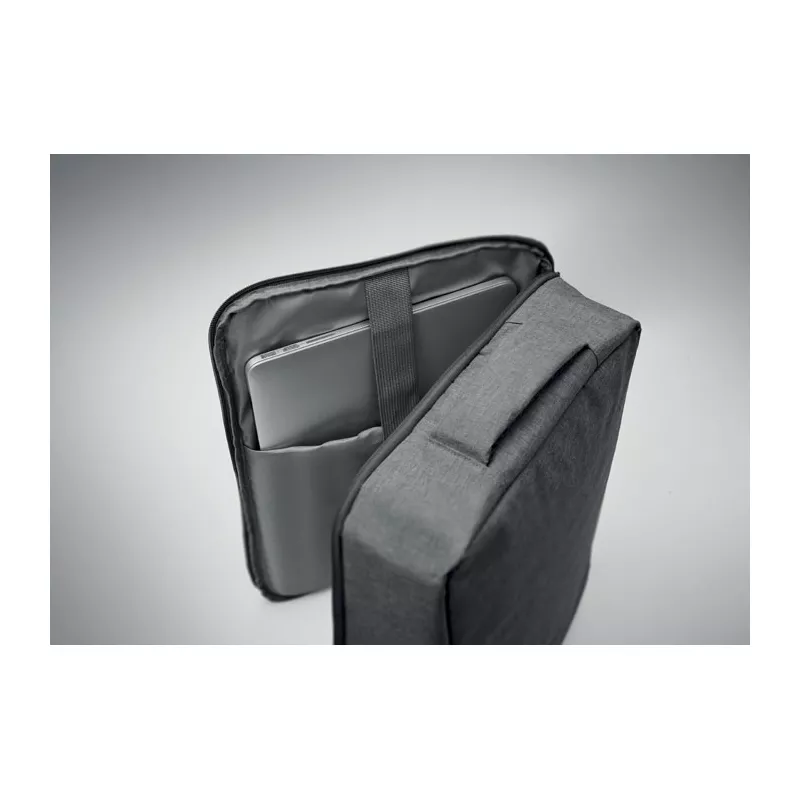 Plecak na laptop 15" z RPET LAUGAR - Kamienny Szary (MO2305-15)