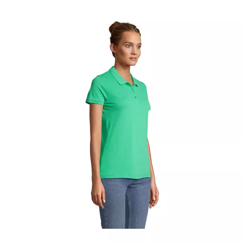 Polo damskie organiczne 170 g/m² Sol's PLANET WOMEN - Wiosenna Zieleń (S03575-EO)
