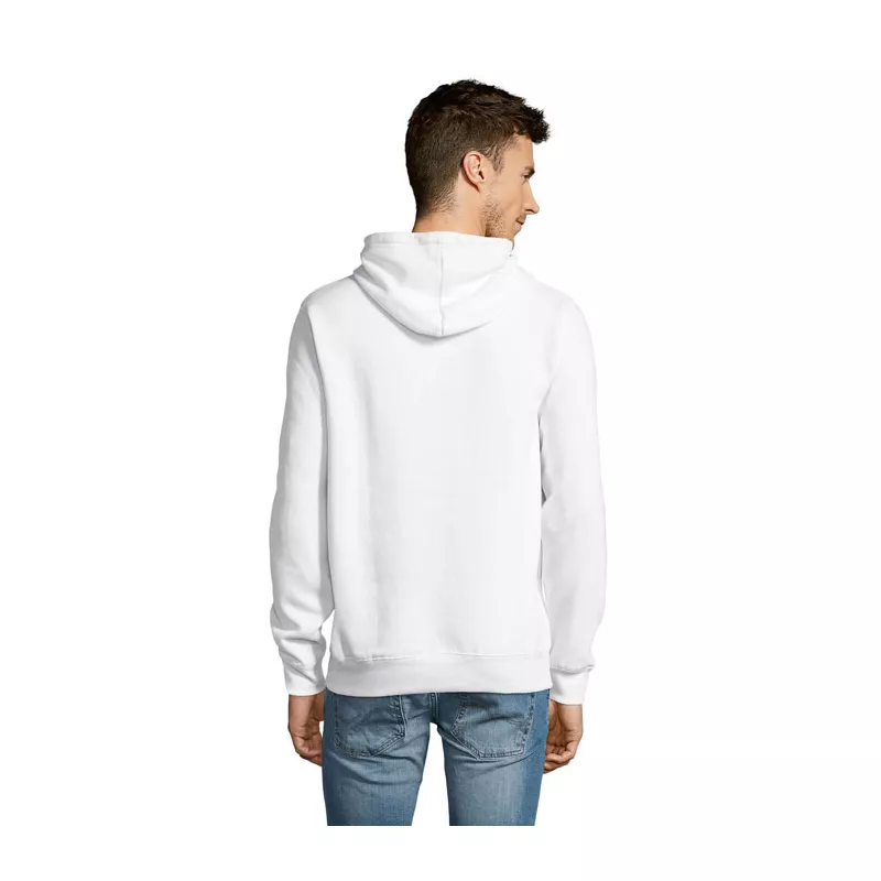 Bluza unisex z kapturem 320 g/m² Sol's SLAM - Bialy (S13251-WH)