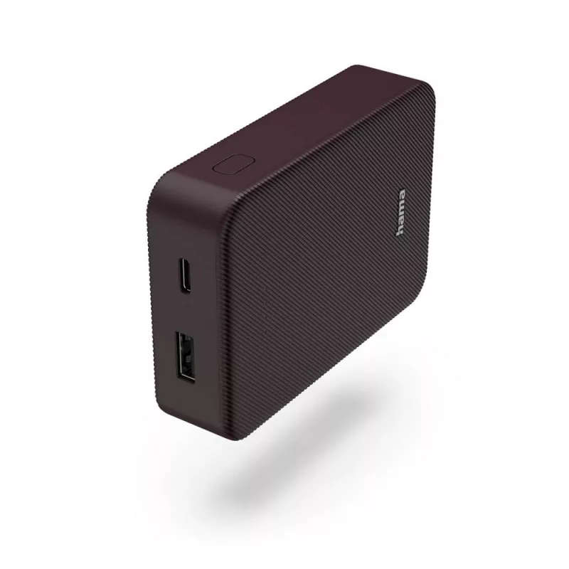 Power bank 10000 mAh Hama Power Pack - burgund (VH023-12)