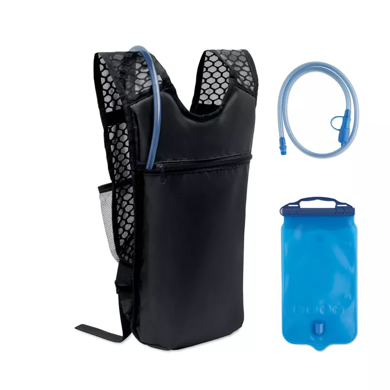 Plecak sportowy z bukłakiem 1500 ml CONFI - Czarny (MO2935-03)