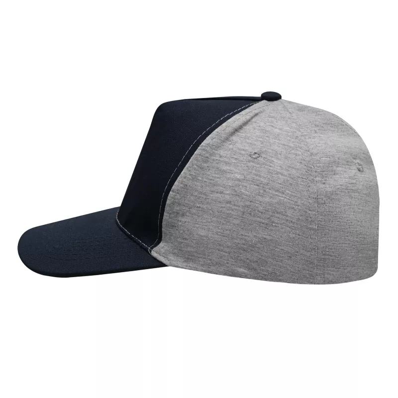 5 segmentowa czapka baseballowa - ciemnoniebieski, szary (56-0701602)