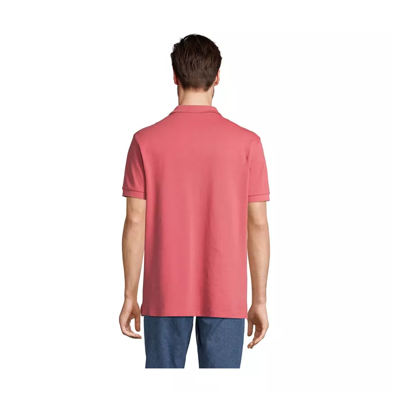 Koszulka polo męska z czesanej bawełny Sol's PACIFIC - Folk Pink Twin (S04439-FY)