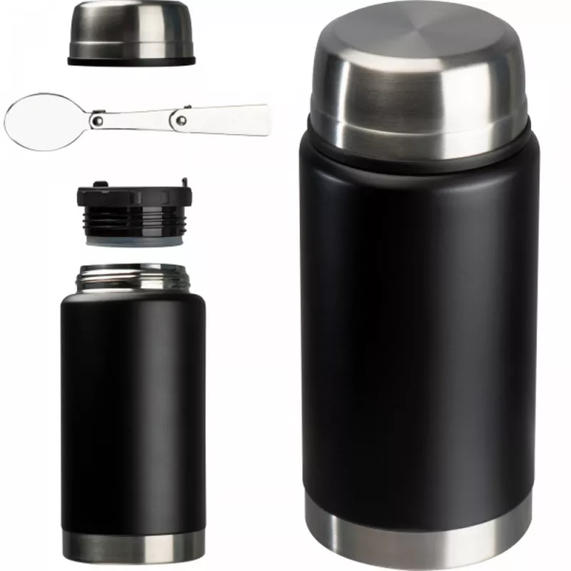 Lunch box 750 ml PATRYK - czarny (8265303)