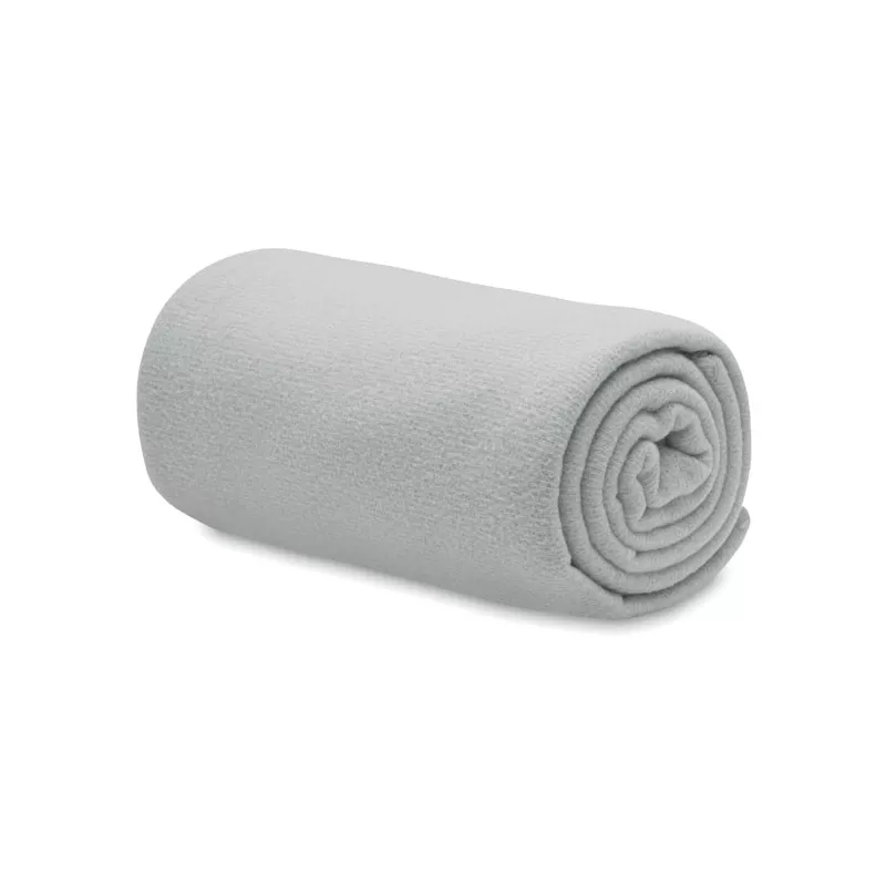 Koc polarowy RPET 120x150 cm 130 g/m² BOGDA - Szary (MO6805-07)