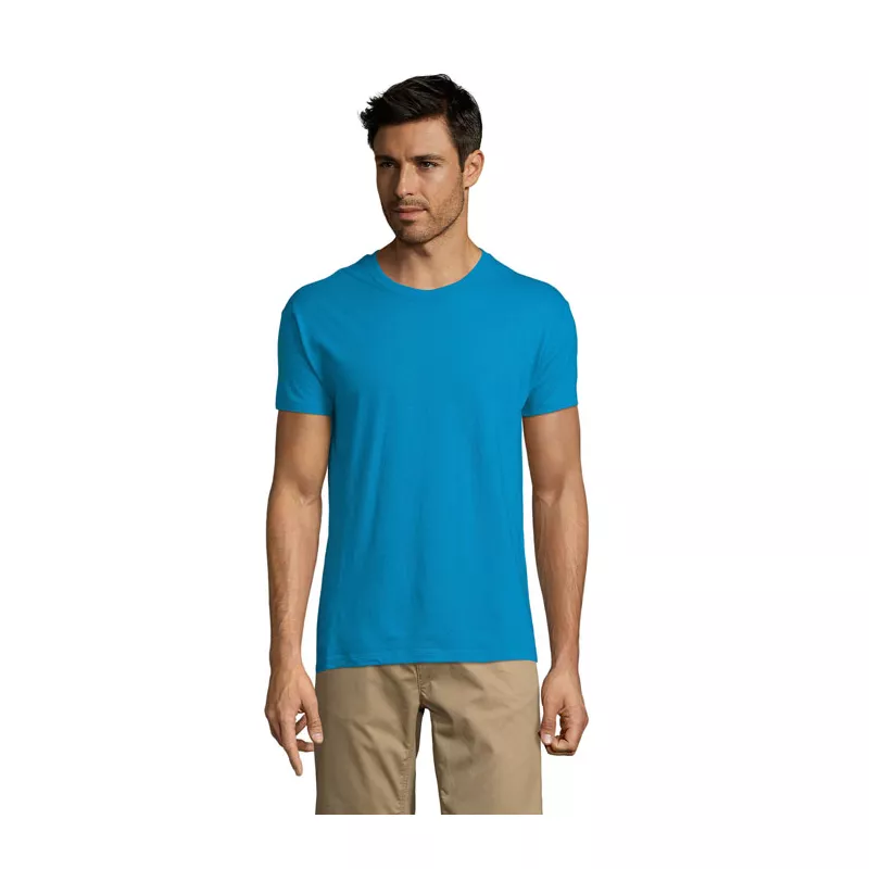Koszulka unisex bawełniana 150 g/m² Sol's REGENT - Aqua (S11380-AQ)