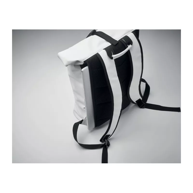 Plecak na laptop 15" z PU BAI ROLL - Bialy (MO2230-06)