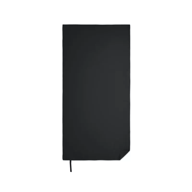 Ręcznik sportowy z mikrofibry 50x100 cm ATOLL 50 - Czarny (MO2761-03)