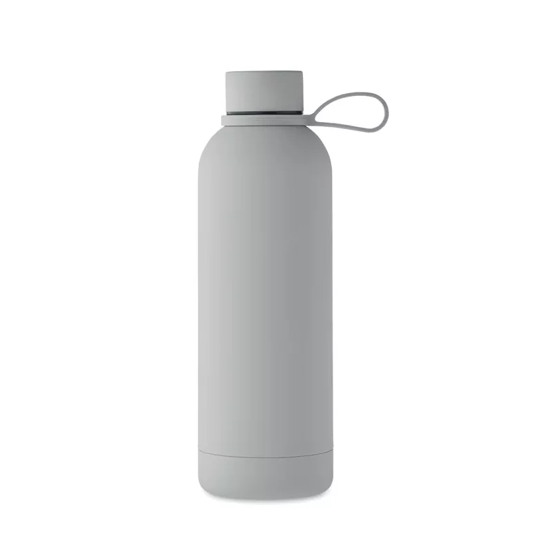 Butelka termiczna ze stali z recyklingu 500 ml EMERALD - Szary (MO2315-07)