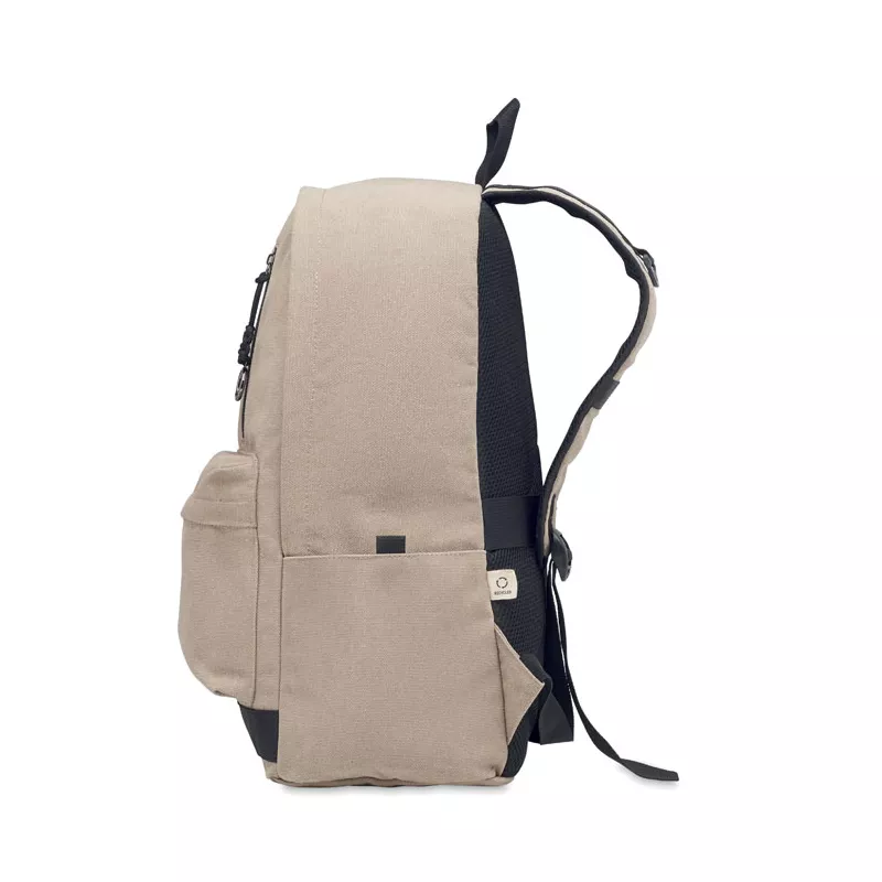 Plecak na laptop 15" z recyklingu 450 g/m² LEIRUR - Sznur (MO2391-65)