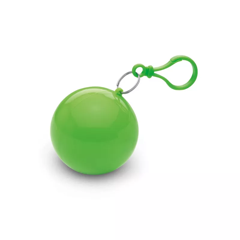 Ponczo przeciwdeszczowe w etui z karabińczykiem NIMBUS - Limonka (MO7421-48)