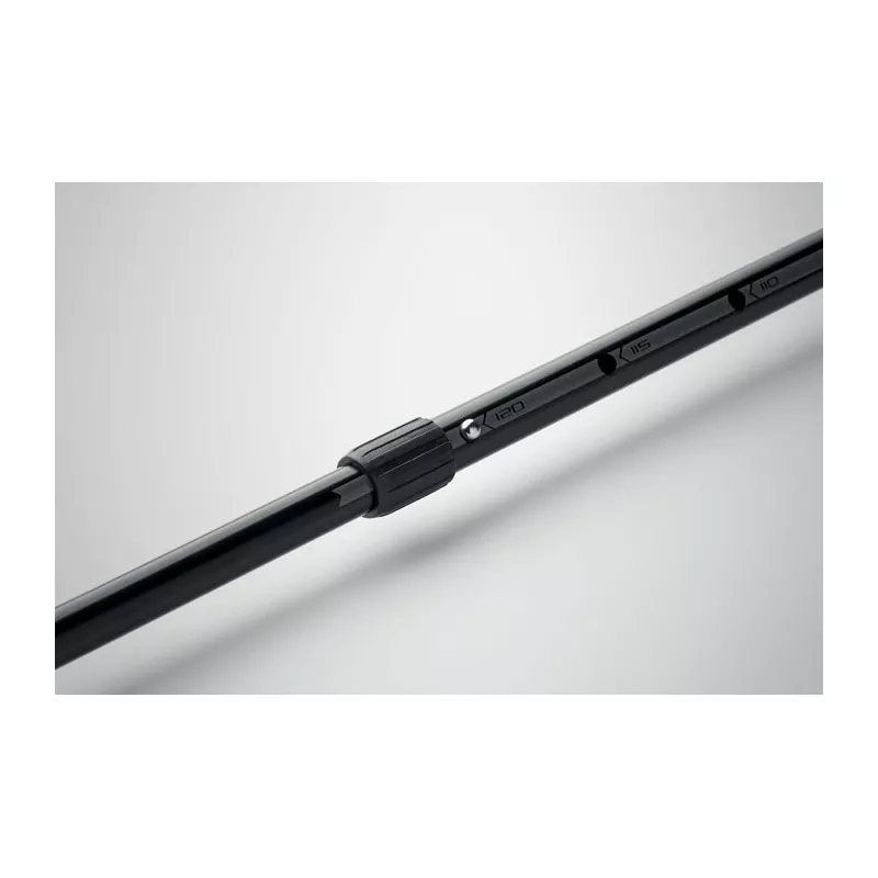Kij trekkingowy teleskopowy z aluminium NOLE ONE - Czarny (MO2951-03)