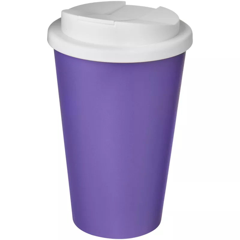 Americano® 350 ml tumbler with spill-proof lid - Biały-Fioletowy (21069522)