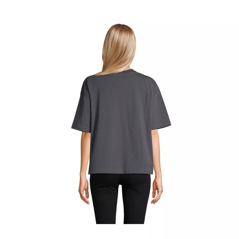 Koszulka damska oversize 180 g/m² Sol's BOXY WOMEN - Mysi Szary (S03807-MU)