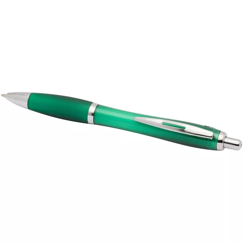 Nash długopis kulkowy z tworzyw sztucznych pochodzących z recyklingu z certyfikatem RCS, z kolorowym korpusem i uchwytem (nie - Zielony (10645361)