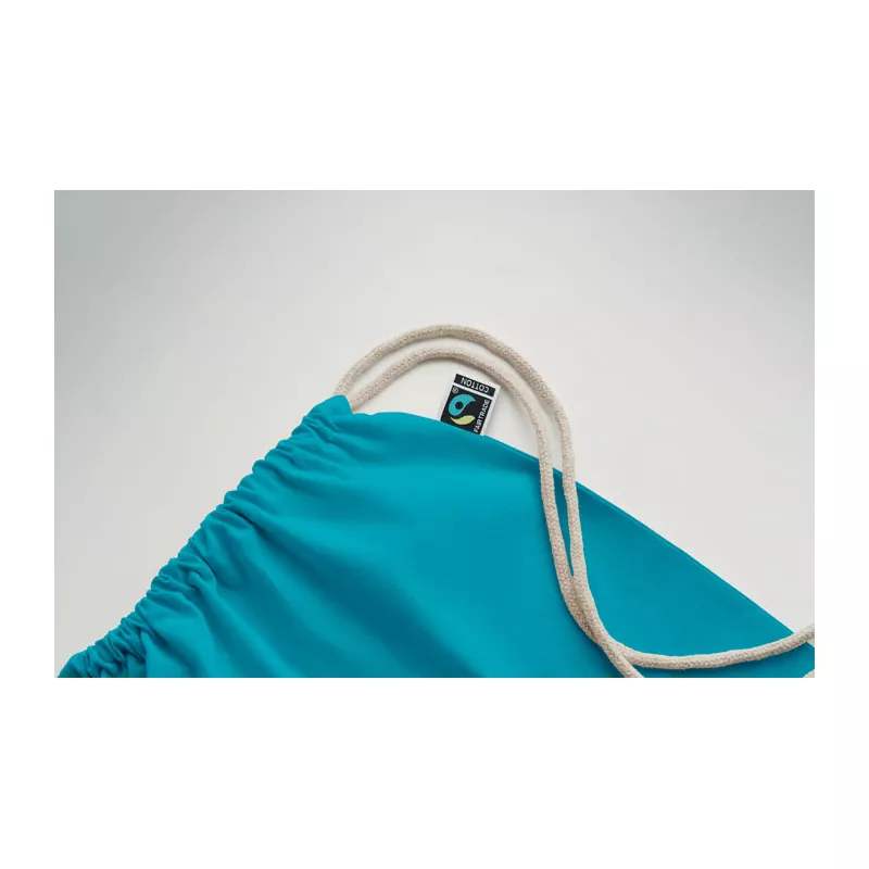Worek Fairtrade 180 g/m² OSOLE DRAW COLOUR - Turkusowy (MO2591-12)