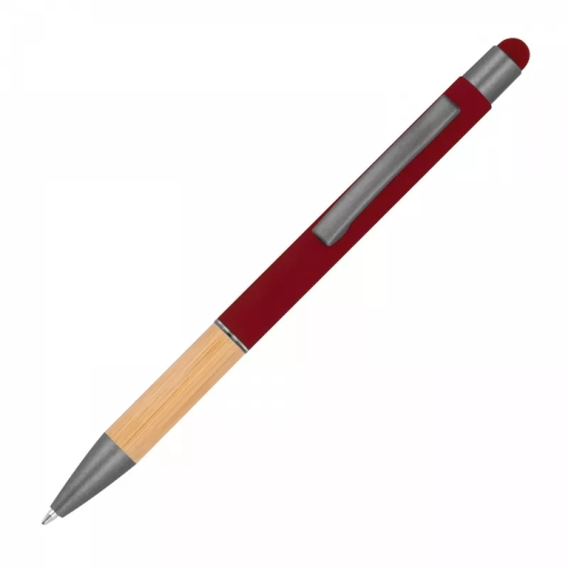 Długopis metalowy touch pen soft touch BRYGIDA - bordowy (1358102)