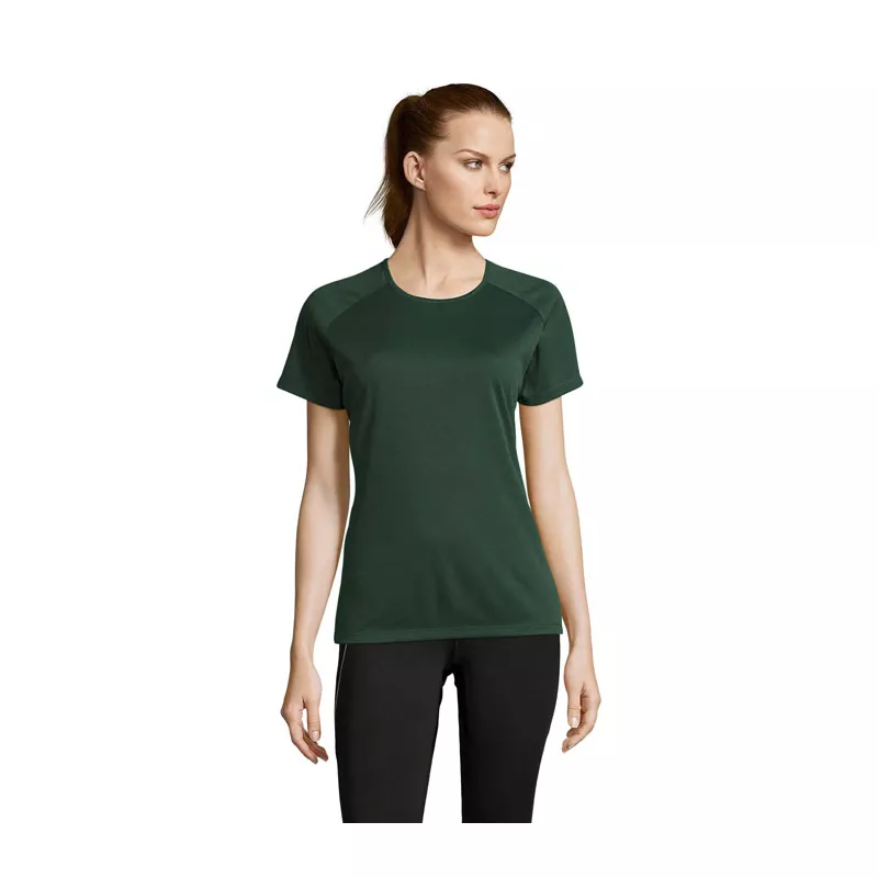 Koszulka sportowa damska 140 g/m² Sol's SPORTY WOMEN - Ciemno-Zielony (S01159-FG)