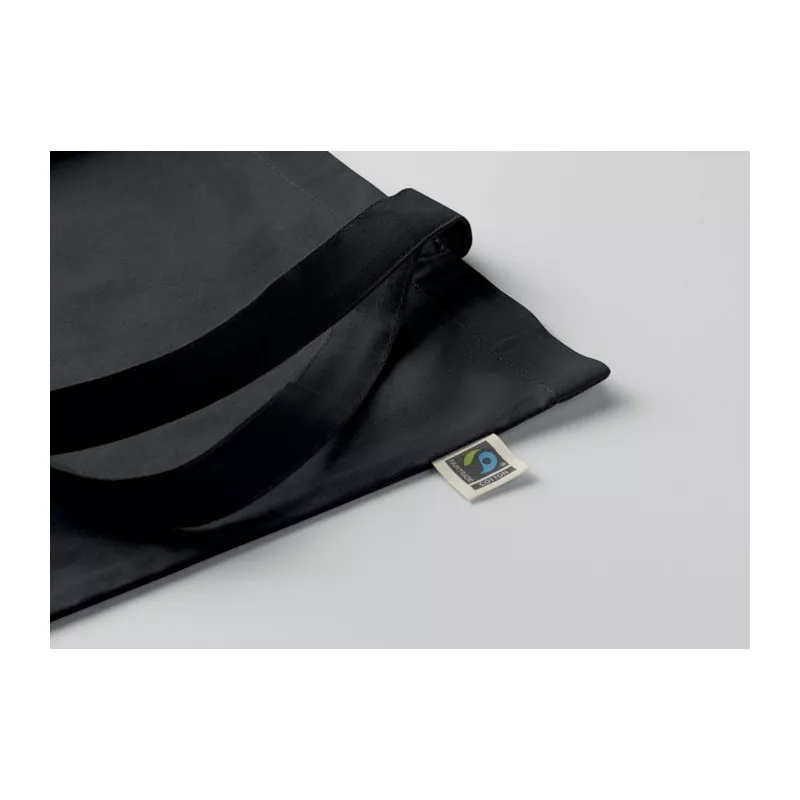Torba bawełniana Fairtrade 180 g/m² OSOLE+ COLOUR - Czarny (MO2589-03)