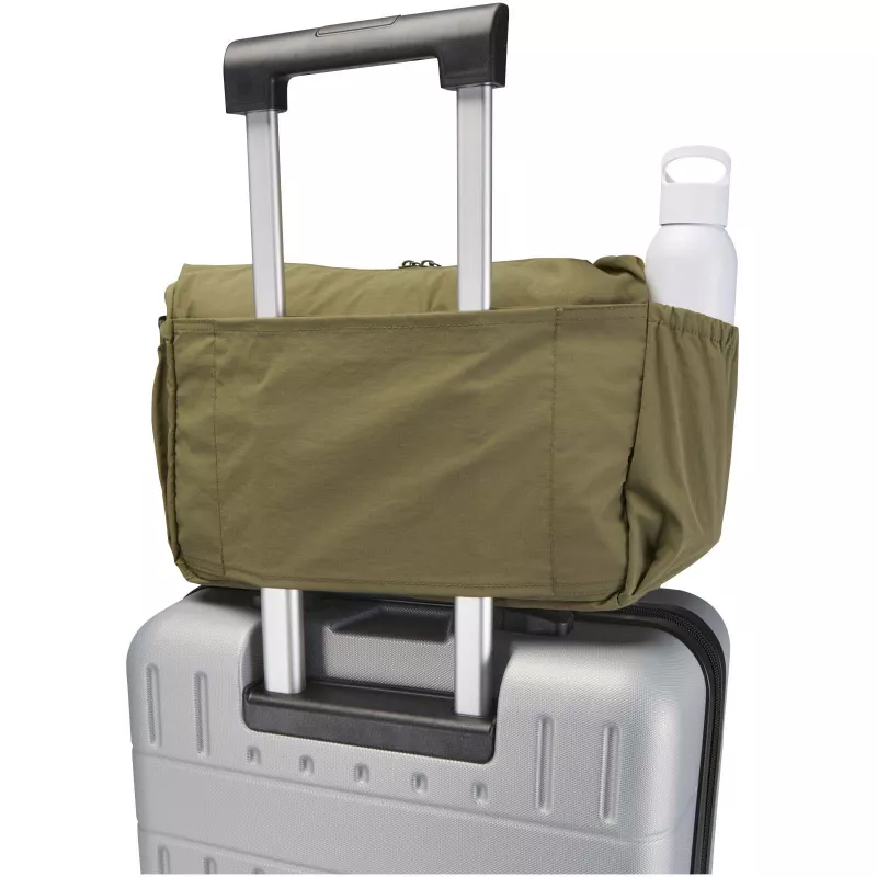 Calli - torba na laptopa o przekątnej 13 cali wykonaa z recyklingowanego nylonu z certyfikatem GRS - Leśny zielony (12081064)