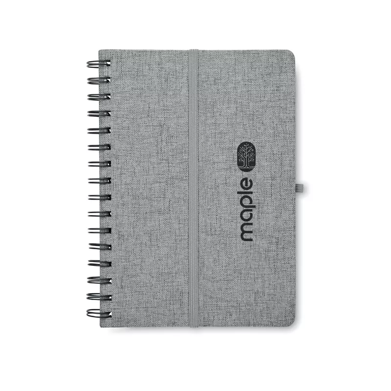 Notes A5 z podstawką 80 kartek w linię STRATA - Szary (MO2522-07)