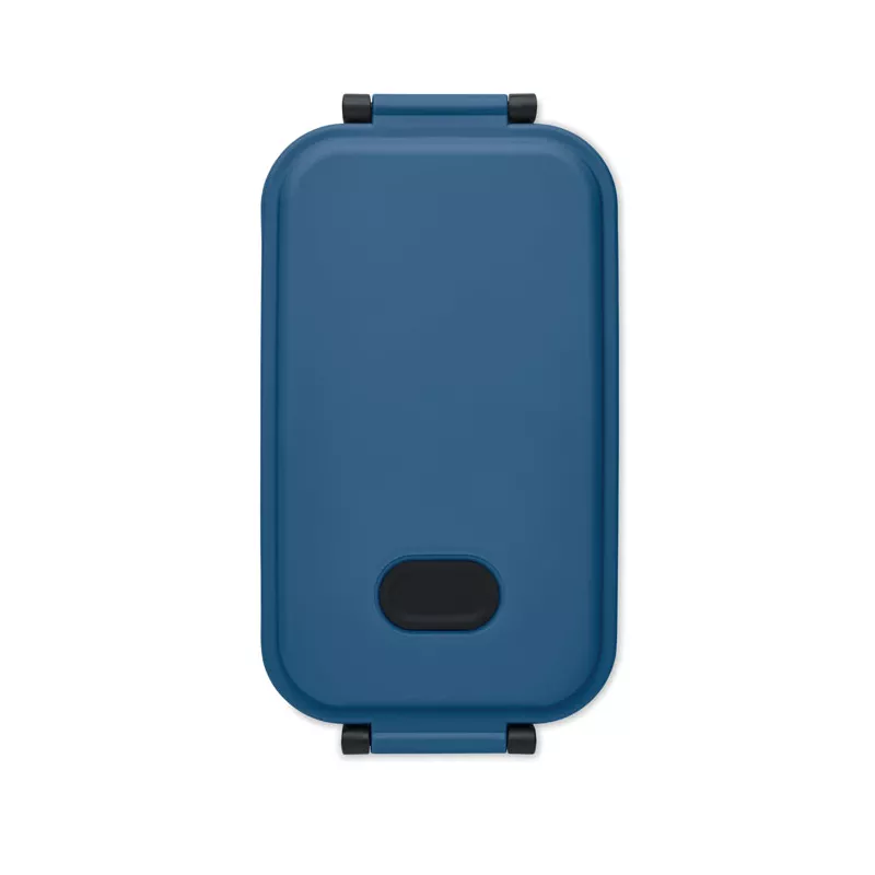 Lunchbox z PP z zaworem i klamrami 800 ml INDUS - Niebieski (MO6855-04)