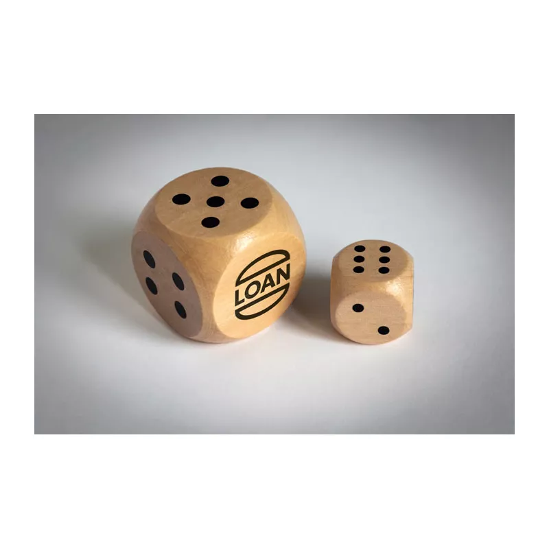 Kostka do gry drewniana 3 cm DADIN - Drewna (MO2613-40)