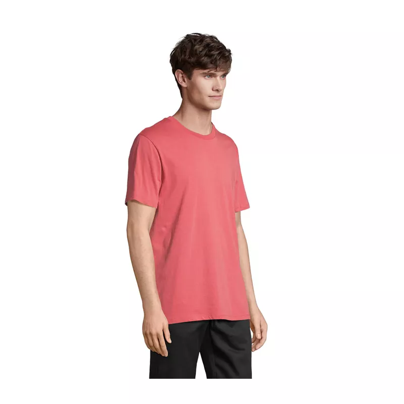 Koszulka unisex organiczna 175 g/m² Sol's LEGEND - Folk Pink Twin (S03981-FY)
