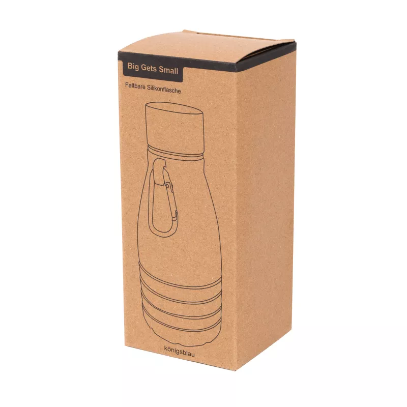 Składana butelka do picia 550 ml BIG GETS SMALL - niebieski (56-0603191)