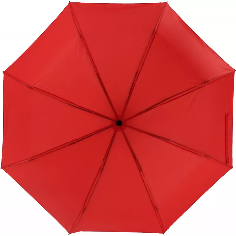 Parasol manualny rPET Ø98 cm NORTHAMPTON - czerwony (433605)