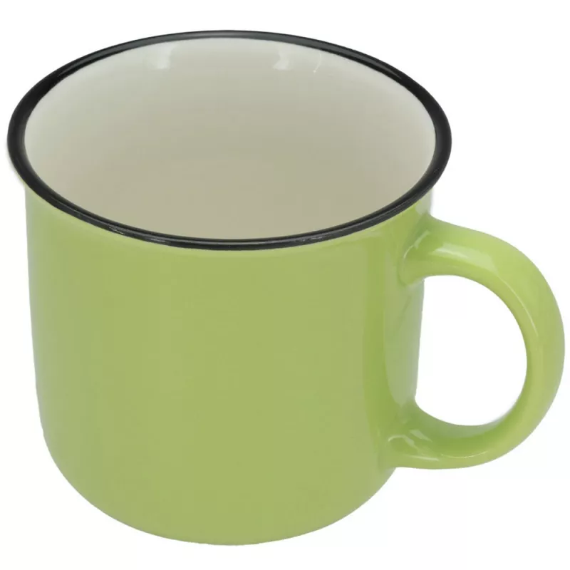 Kubek ceramiczny 350 ml - zielony (8084309)