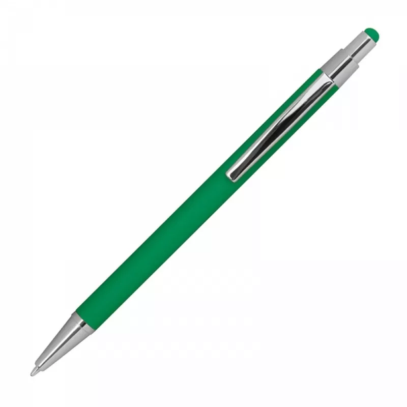 Długopis metalowy touch pen soft touch PAULA - zielony (1096409)