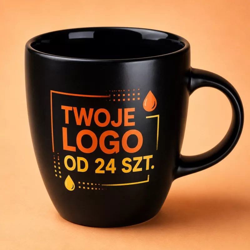 Kubek reklamowy Fiord (300 ml) - czarny (M/486-CZARNY)