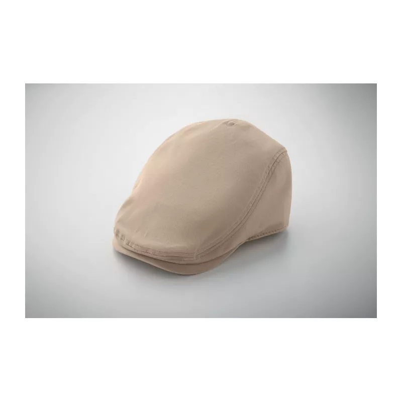 Czapka kaszkiet z bawełny twill 235 g/m² FLAT PEAK - Bezowy (MO2850-13)