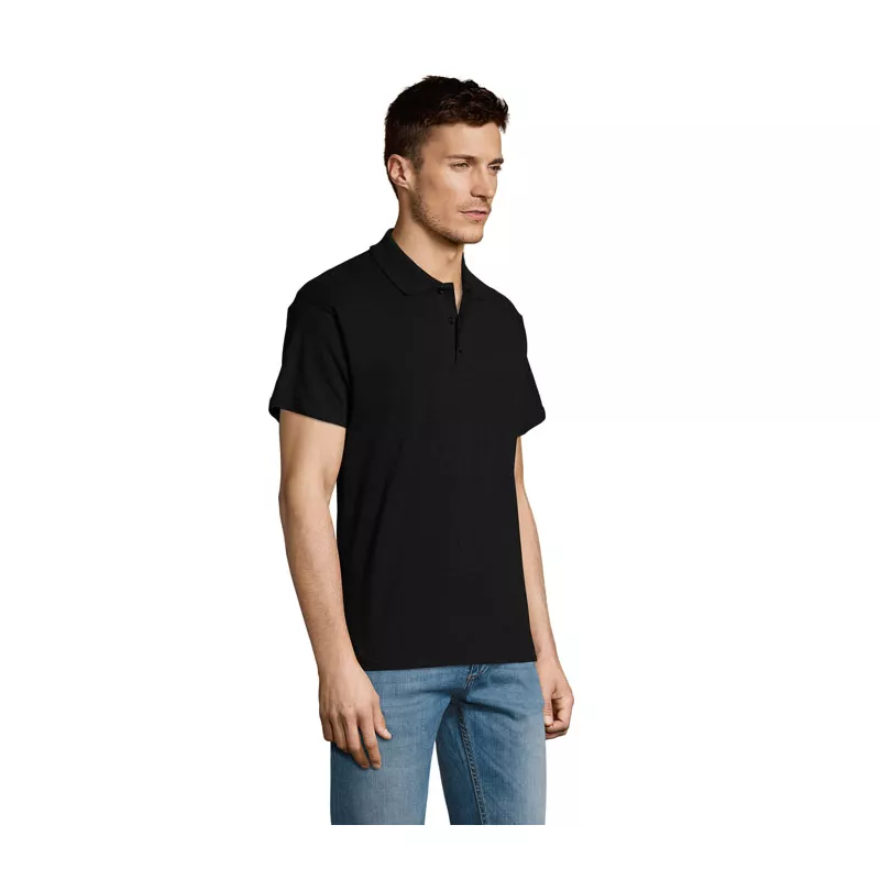 Koszulka polo męska piqué 170 g/m² Sol's SUMMER II - Czarny (S11342-BK)