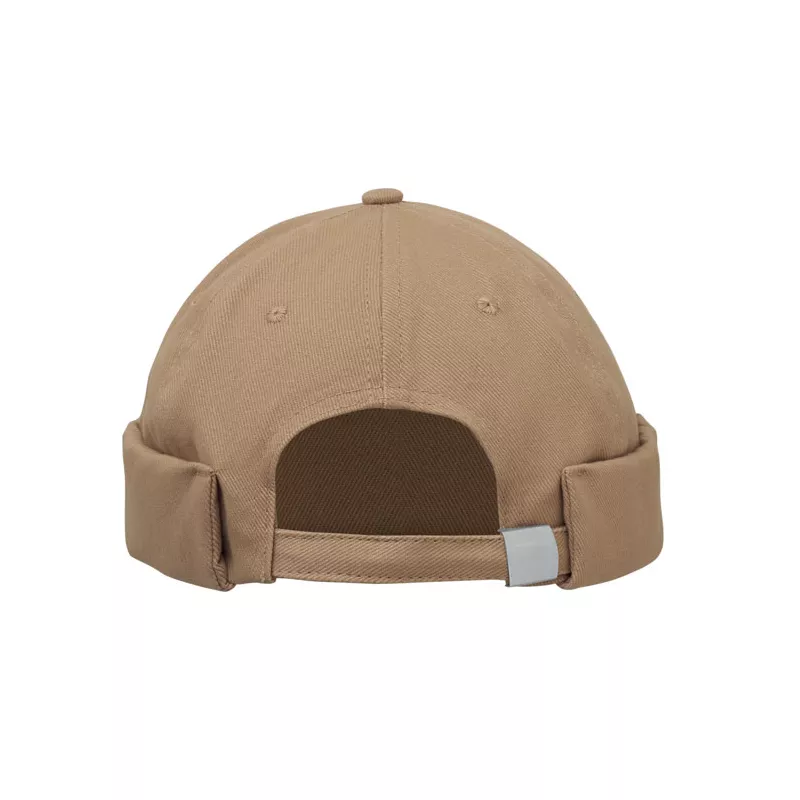 Czapka docker ze szczotkowanej bawełny 260 g/m² DOCK - Khaki (MO2923-39)