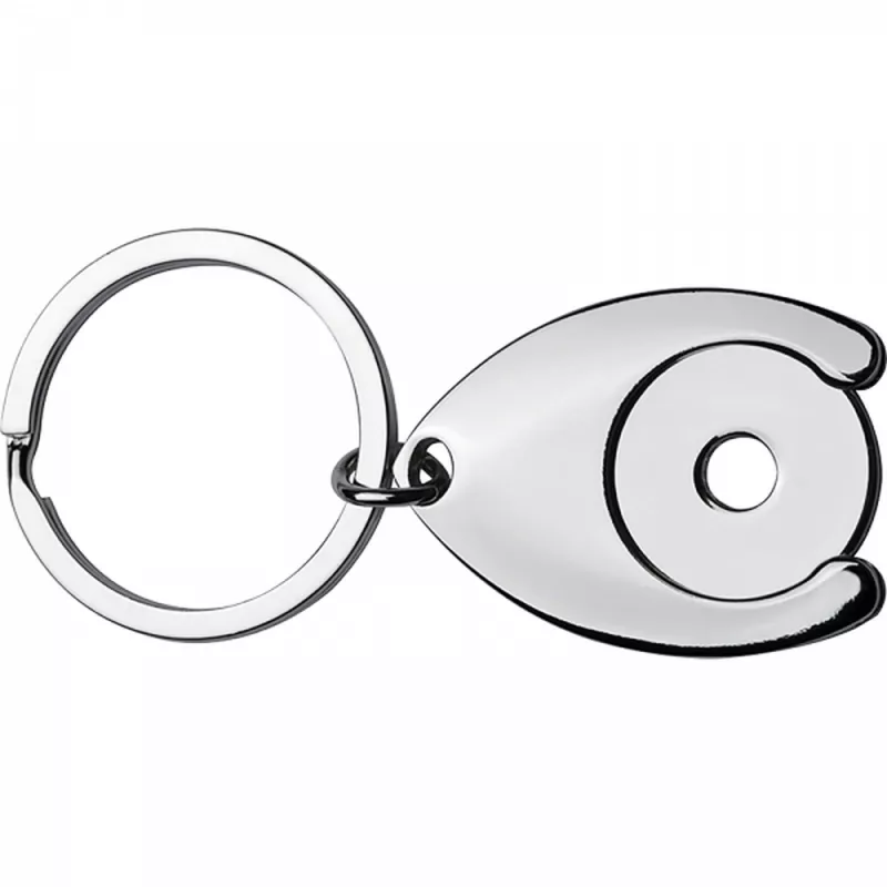 Brelok metalowy TERRENCE - szary (9788207)