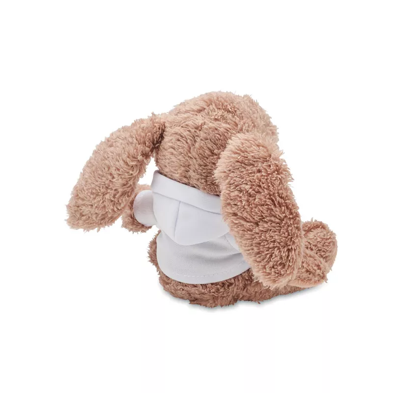Pluszowy królik w bluzie z kapturem BUNNY - Bialy (MO2121-06)