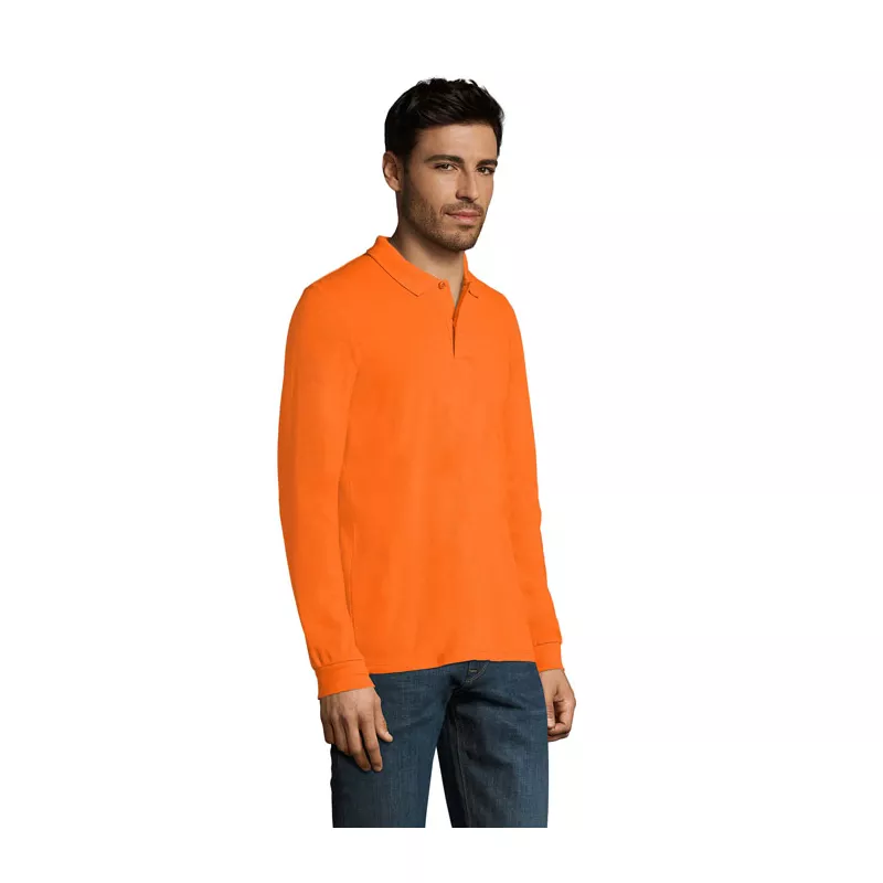 Polo męskie 180 g/m² Sol's PERFECT LSL MEN - Pomaranczowy (S02087-OR)
